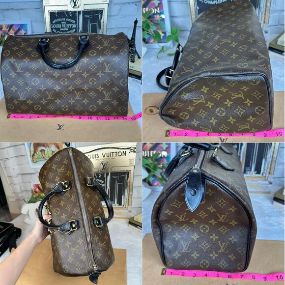 Louis Vuitton Speedy 35 Vintage Custom dyed leather CUTE - Picture 16 of 16